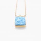 Larimar Gold Vermeil Pendant Odelia