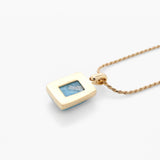 Larimar Gold Vermeil Pendant Odette