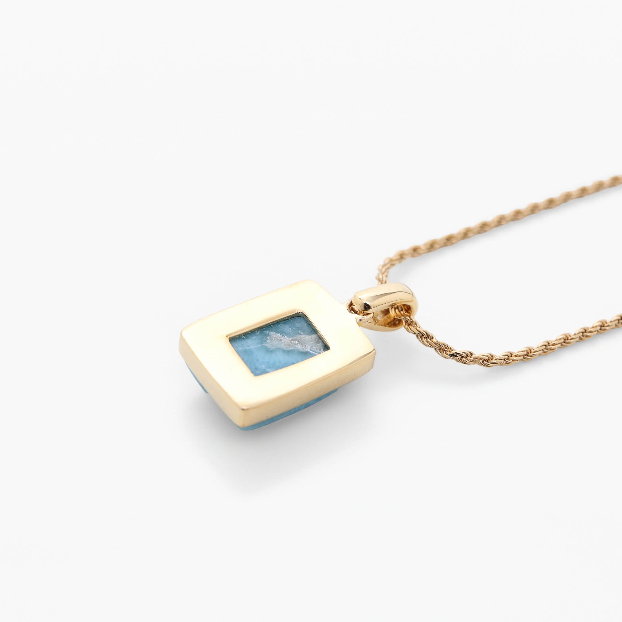 Larimar Gold Vermeil Pendant Odette