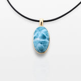Larimar Gold Vermeil Pendant Olga