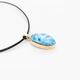 Larimar Gold Vermeil Pendant Olga