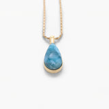 Larimar Gold Vermeil Pendant Olivia