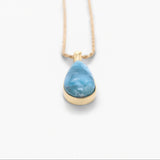 Larimar Gold Vermeil Pendant Olivia