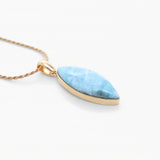 Larimar Gold Vermeil Pendant Ophelia