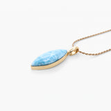 Larimar Gold Vermeil Pendant Ophelia