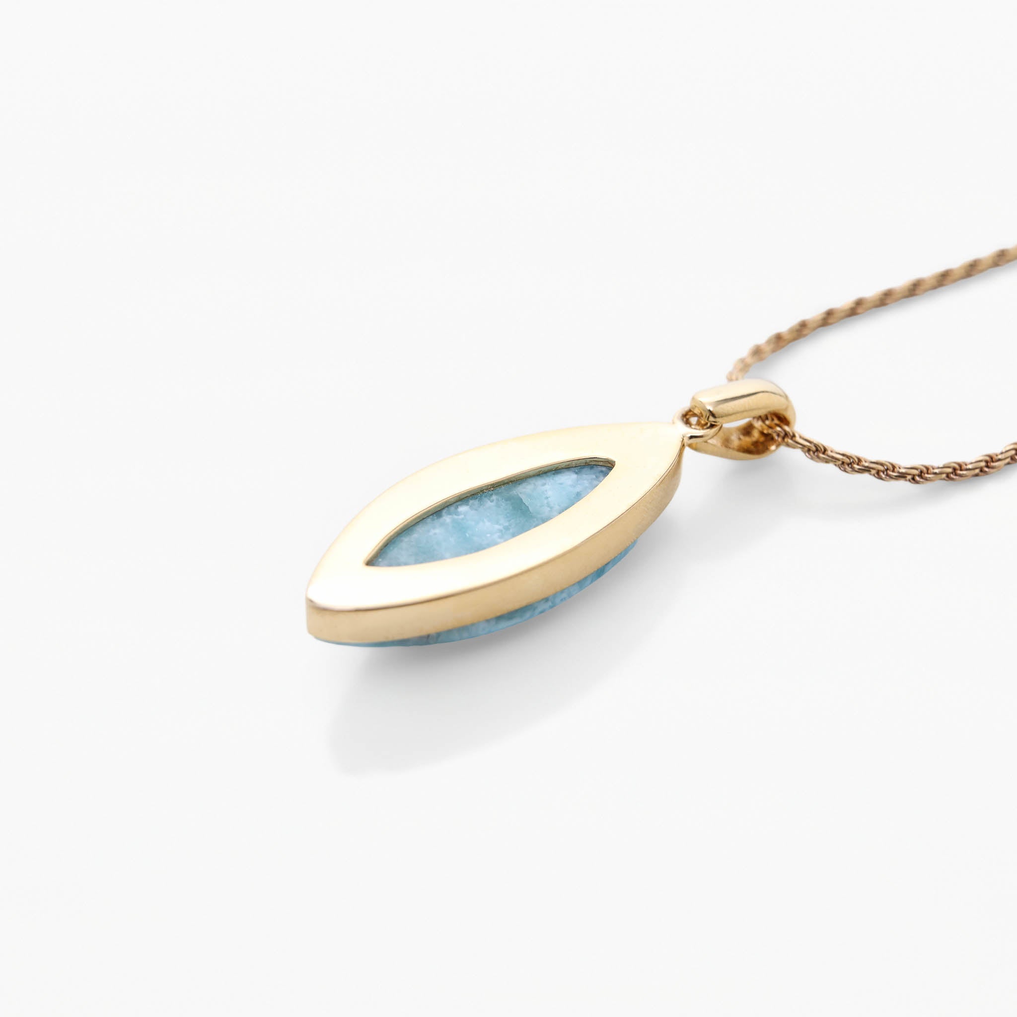 Larimar Gold Vermeil Pendant Ophelia