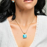 Larimar Gold Vermeil Pendant Orly