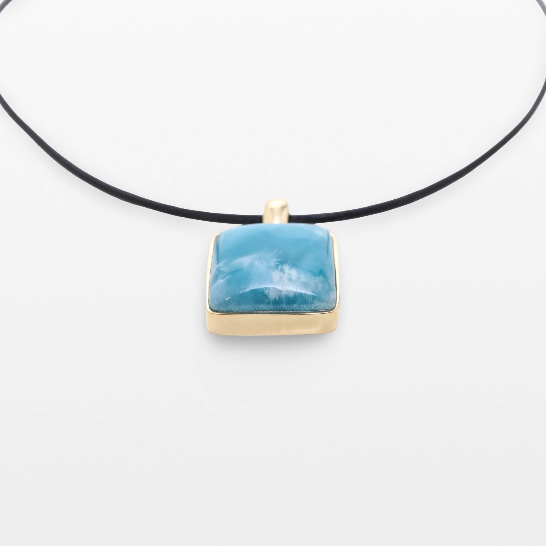 Larimar Gold Vermeil Pendant Orly
