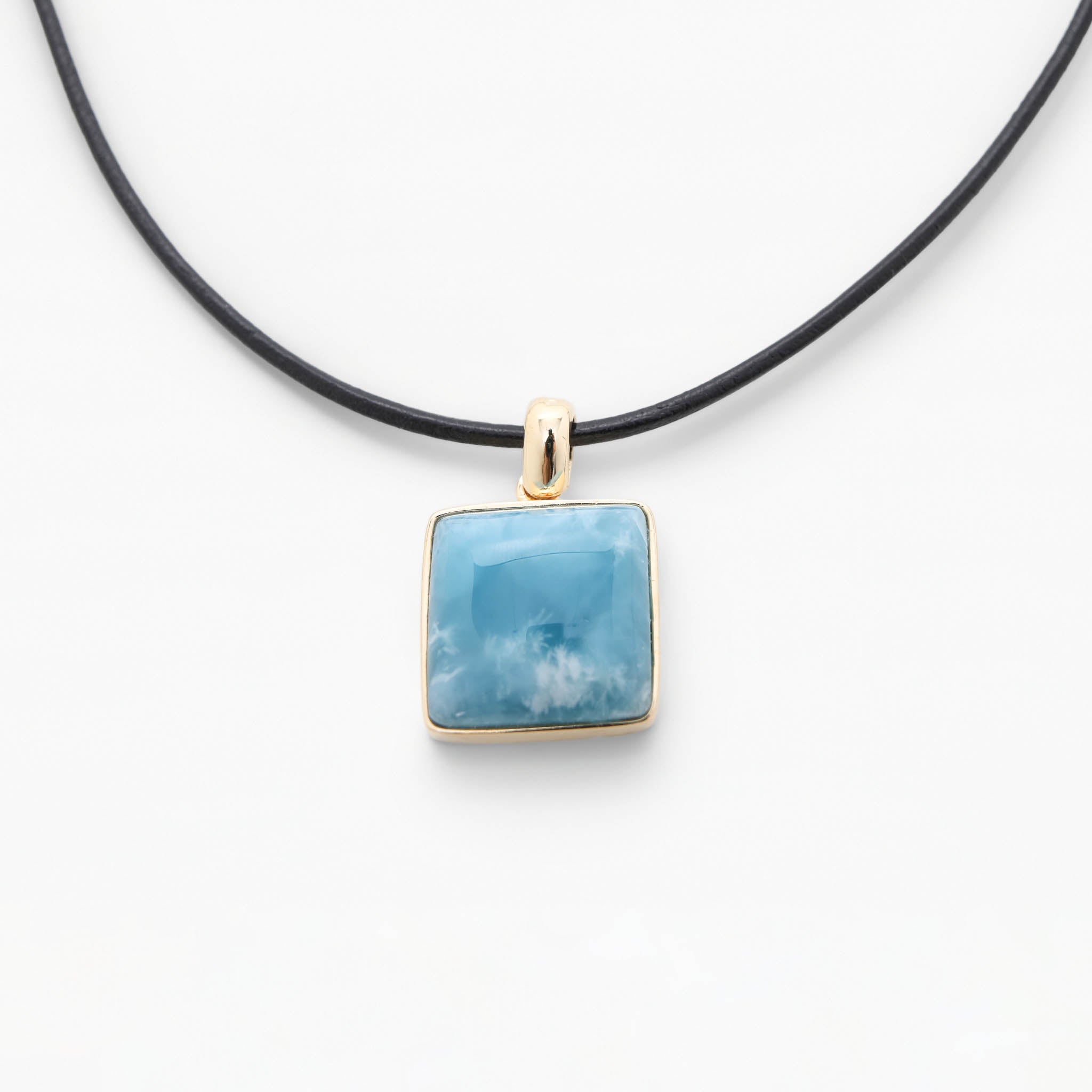 Larimar Gold Vermeil Pendant Orly