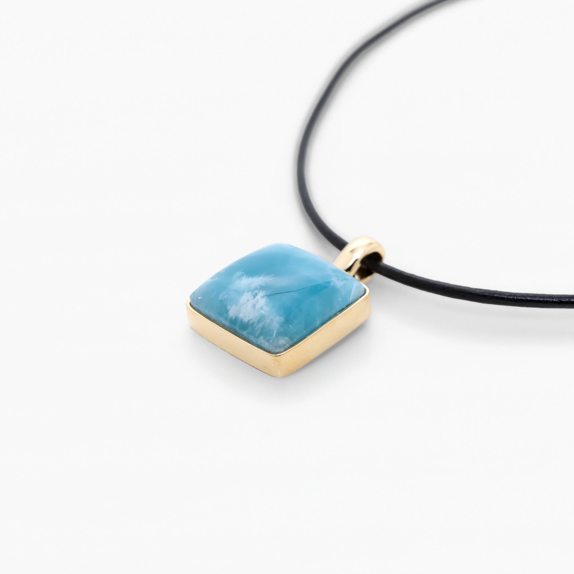 Larimar Gold Vermeil Pendant Orly