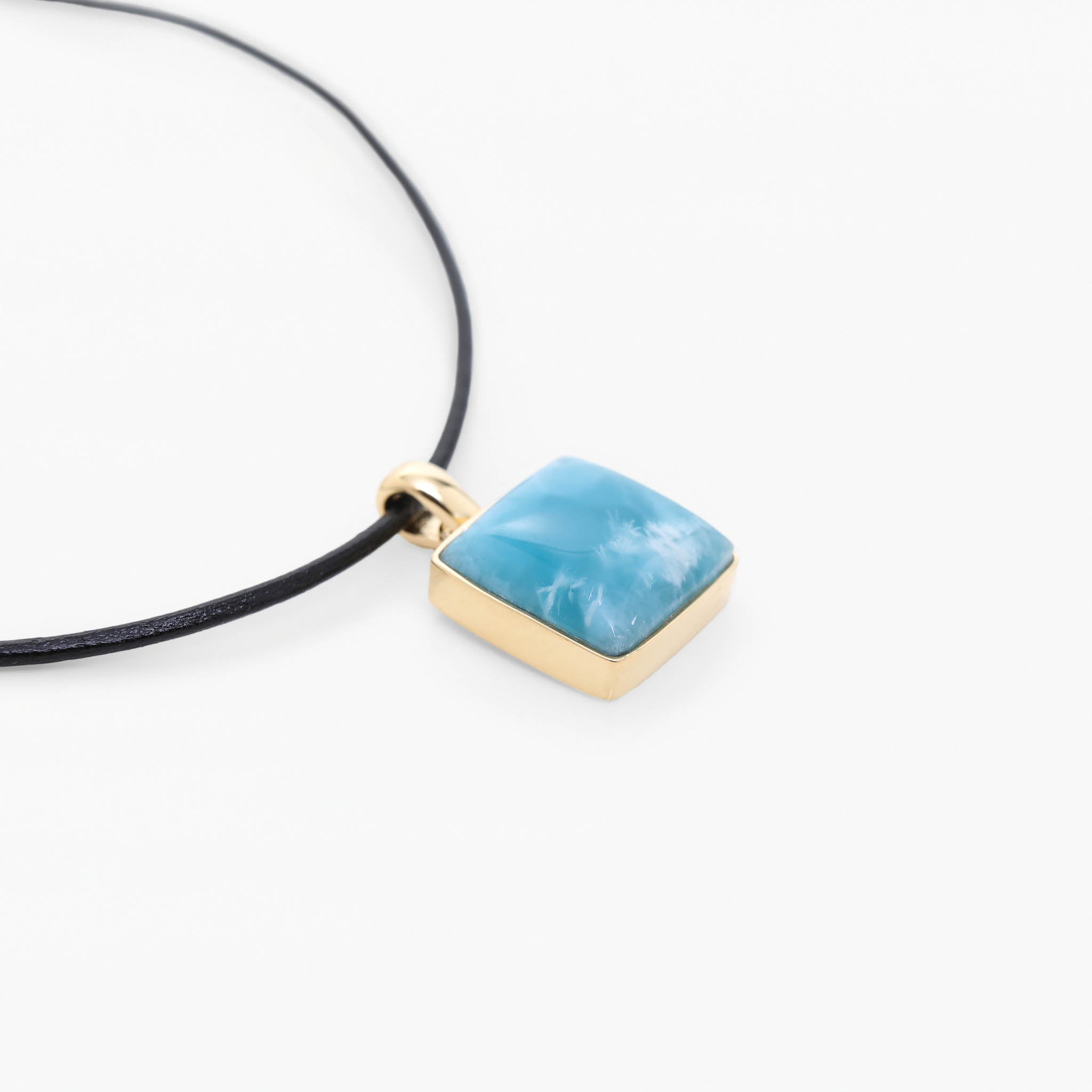 Larimar Gold Vermeil Pendant Orly