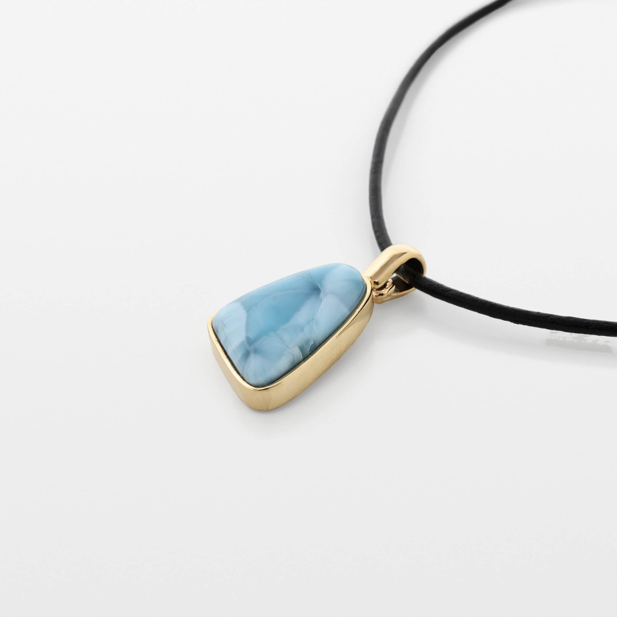 Larimar Gold Vermeil Pendant Phoebe