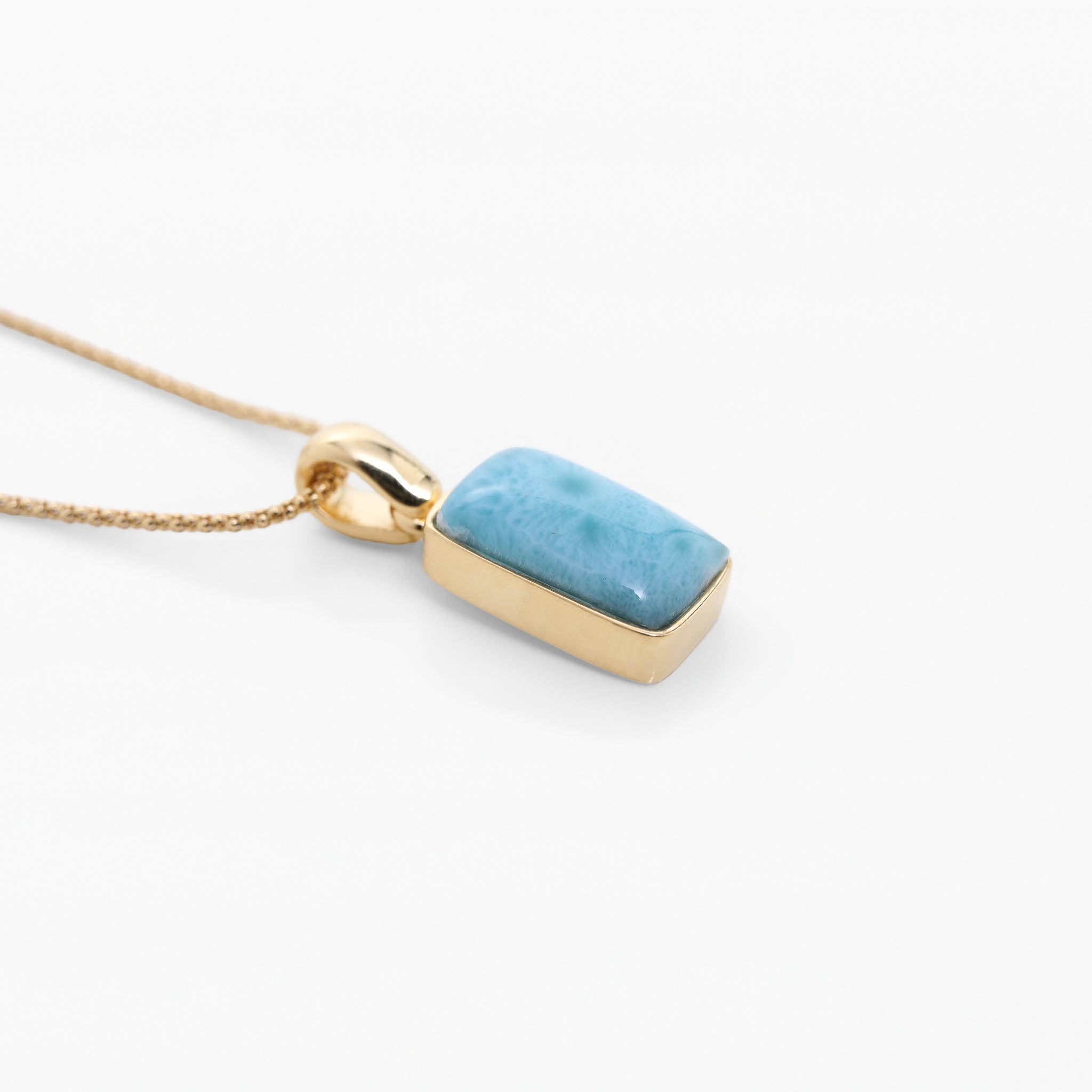 Larimar Gold Vermeil Pendant Taami