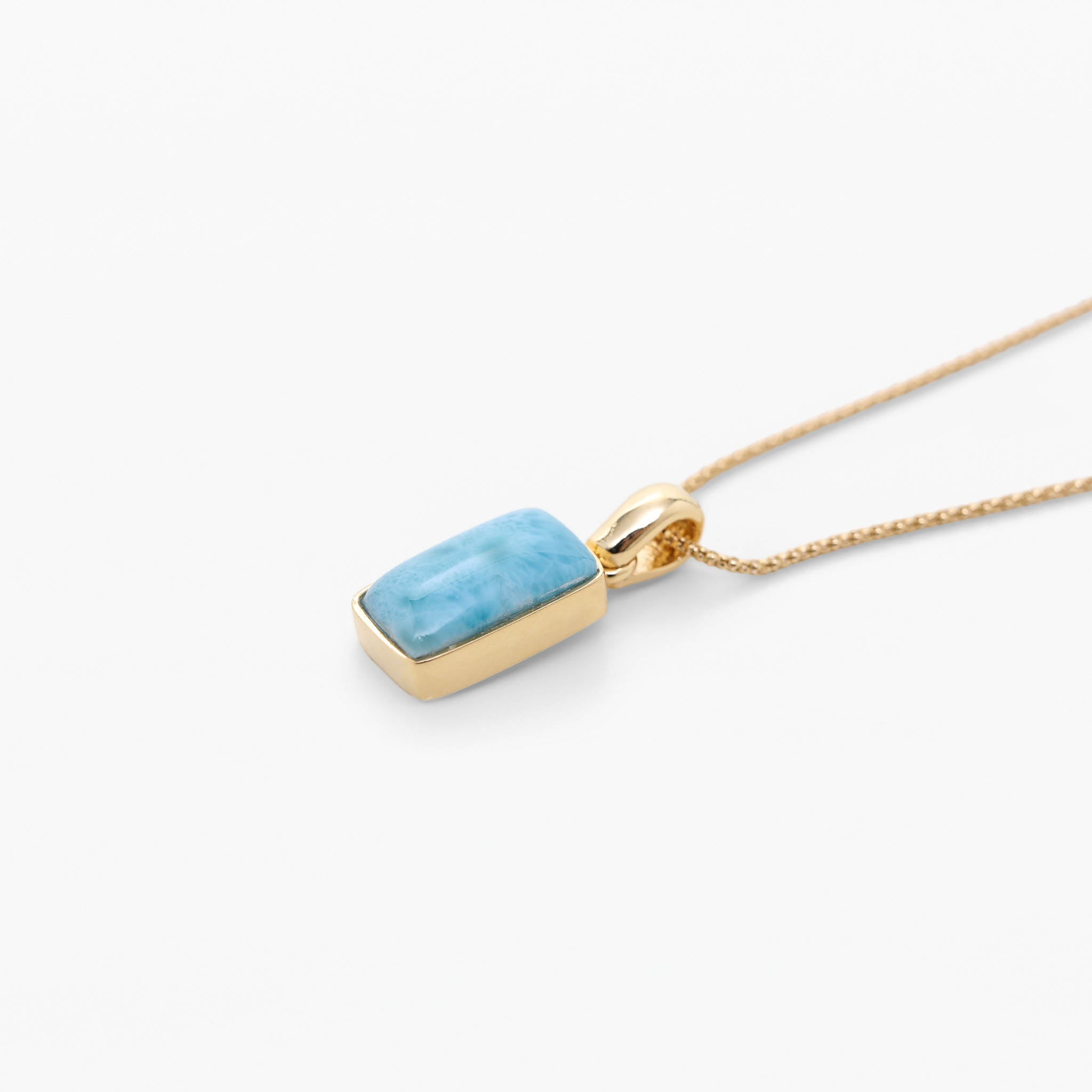 Larimar Gold Vermeil Pendant Taami