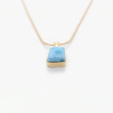 Larimar Gold Vermeil Pendant Taj