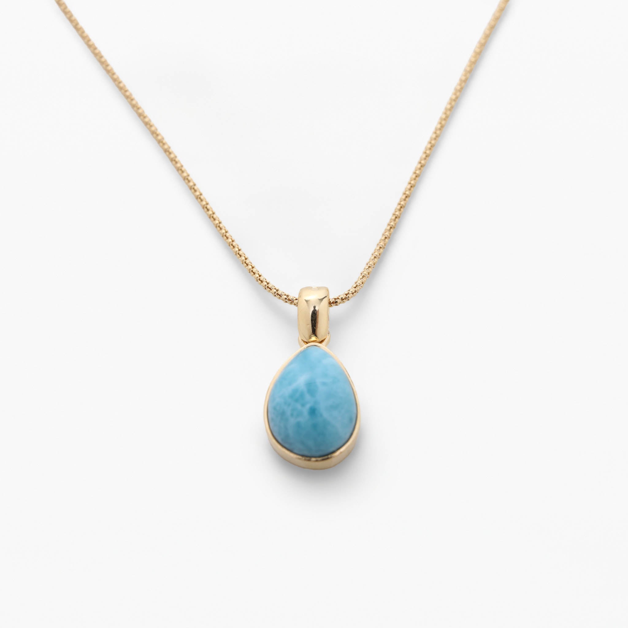 Larimar Gold Vermeil Pendant Tara