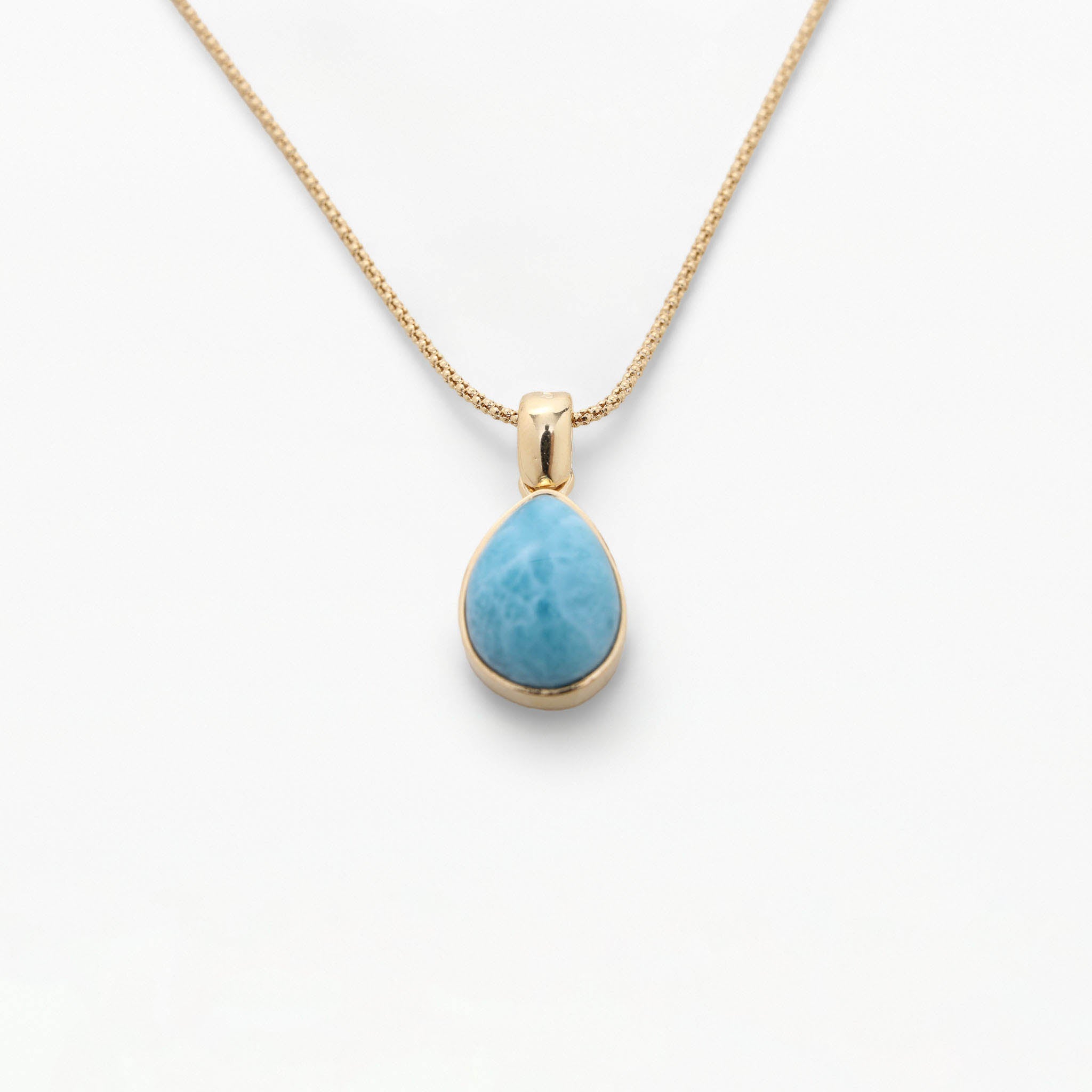Larimar Gold Vermeil Pendant Tara