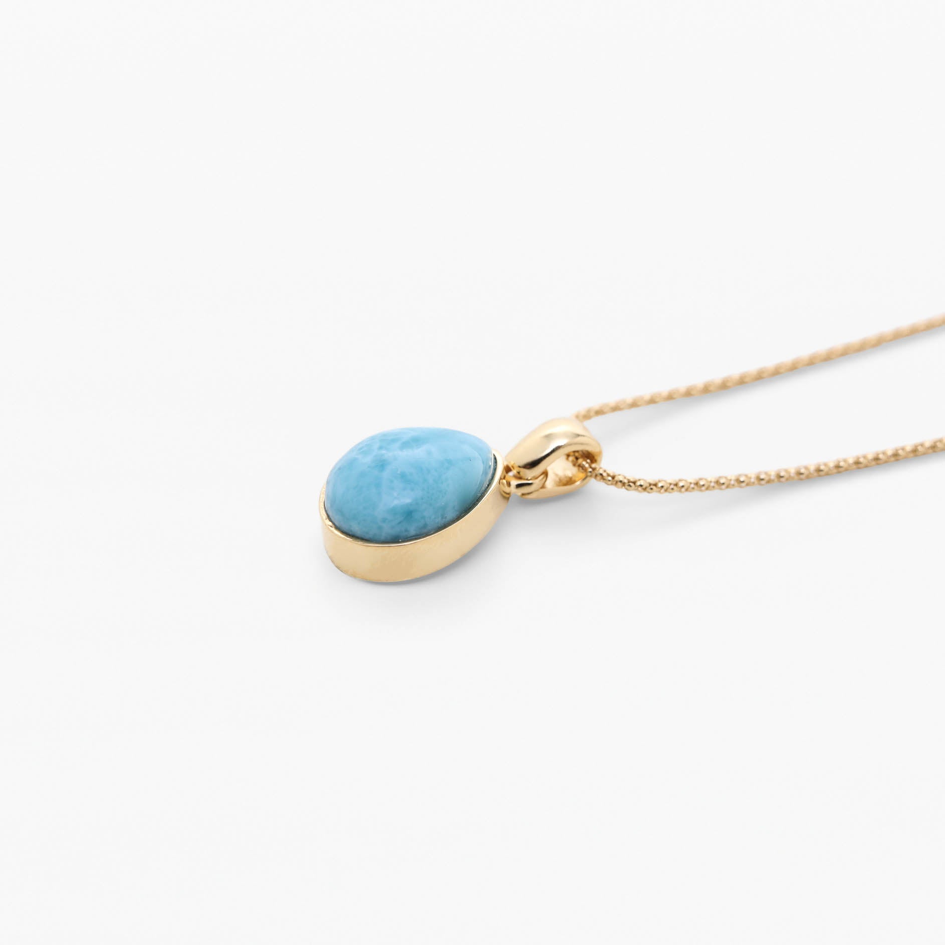 Larimar Gold Vermeil Pendant Tara