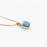 Larimar Gold Vermeil Pendant Tea