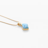 Larimar Gold Vermeil Pendant Thea