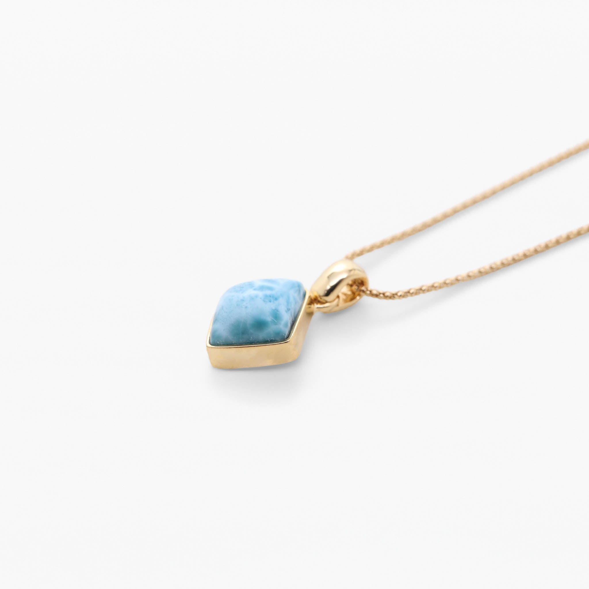 Larimar Gold Vermeil Pendant Thea