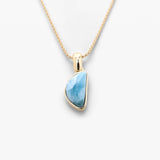 Larimar Gold Vermeil Pendant Tilly