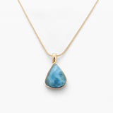 Larimar Gold Vermeil Pendant West