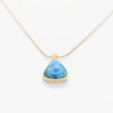 Larimar Gold Vermeil Pendant West
