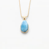 Larimar Gold Vermeil Pendant Willa