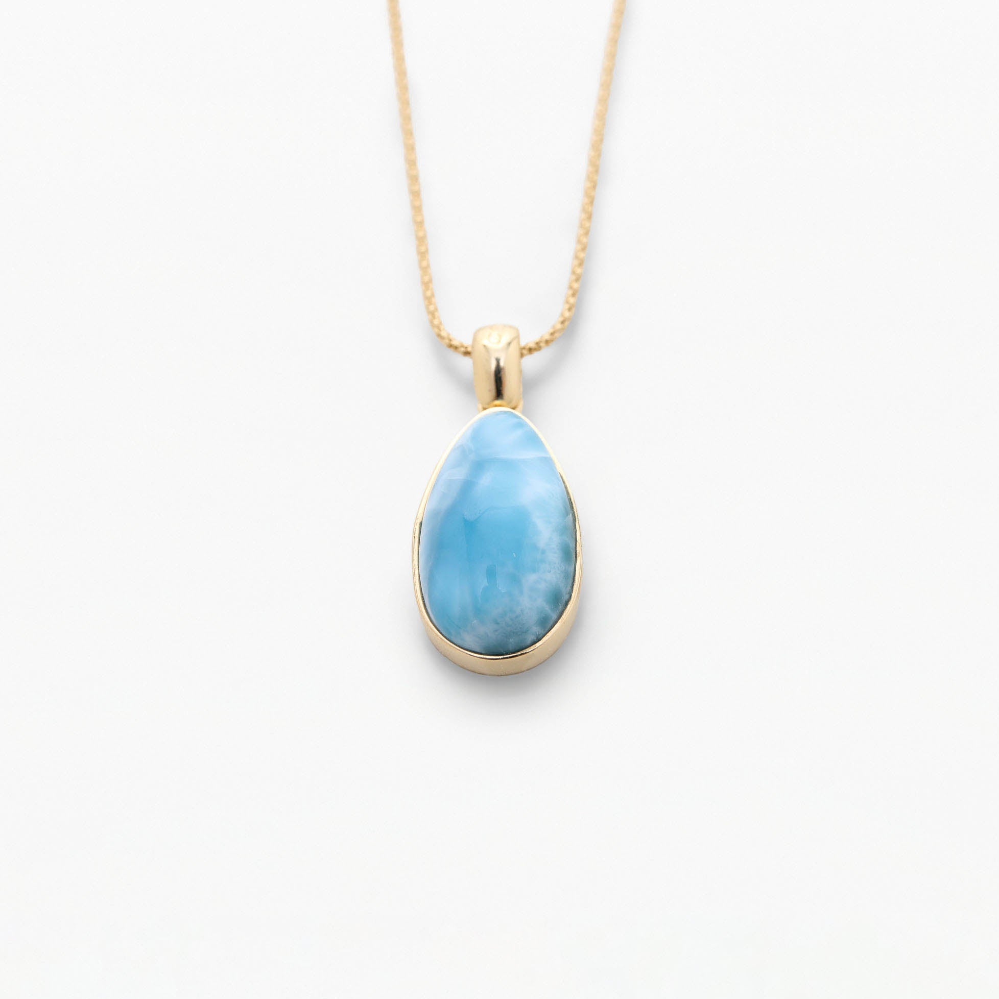 Larimar Gold Vermeil Pendant Willa