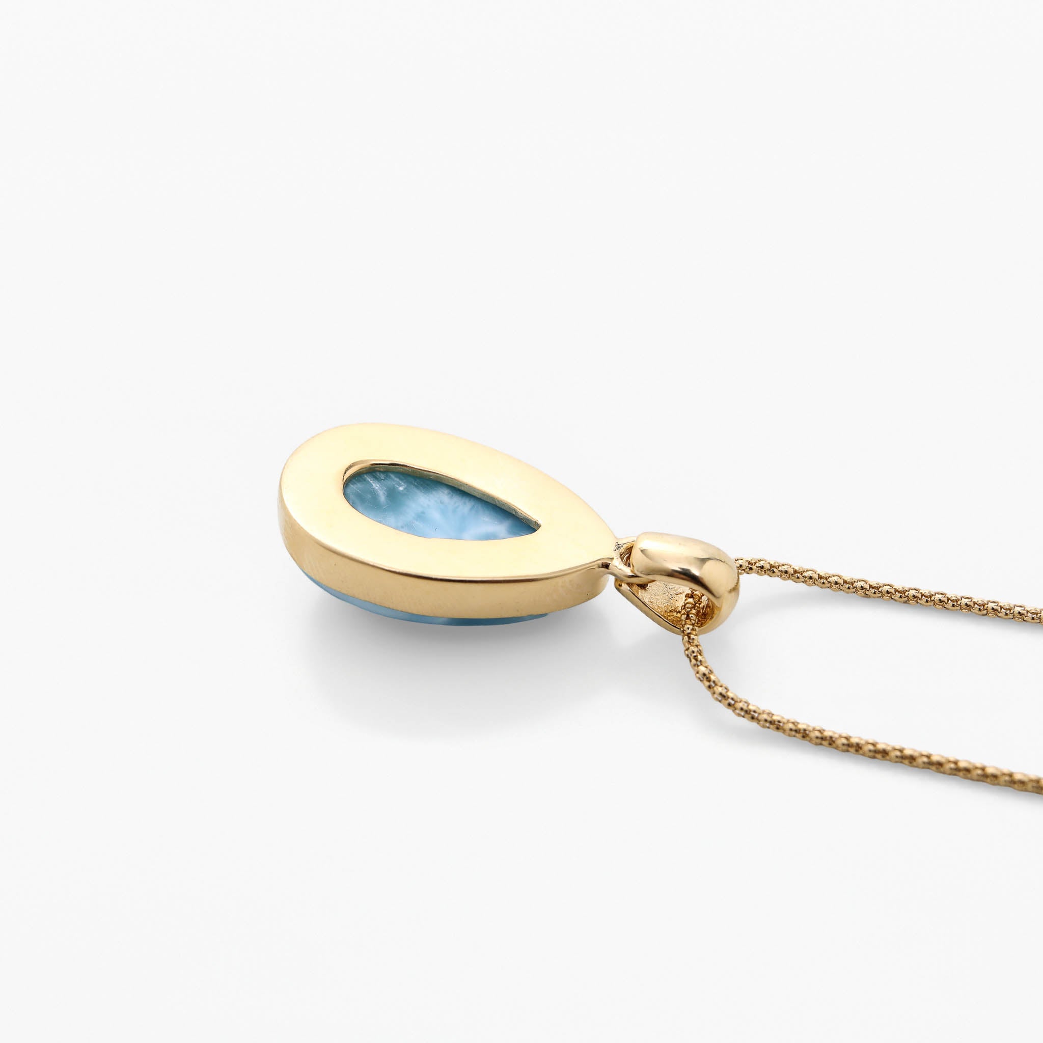 Larimar Gold Vermeil Pendant Willa