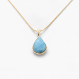 Larimar Gold Vermeil Pendant Winnie