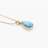 Larimar Gold Vermeil Pendant Winnie