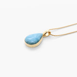 Larimar Gold Vermeil Pendant Winnie