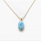 Larimar Gold Vermeil Pendant Wren