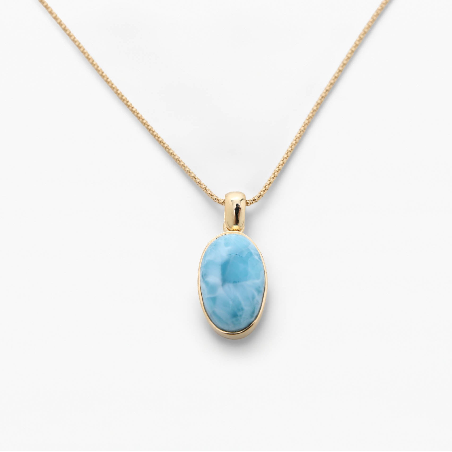 Larimar Gold Vermeil Pendant Wren