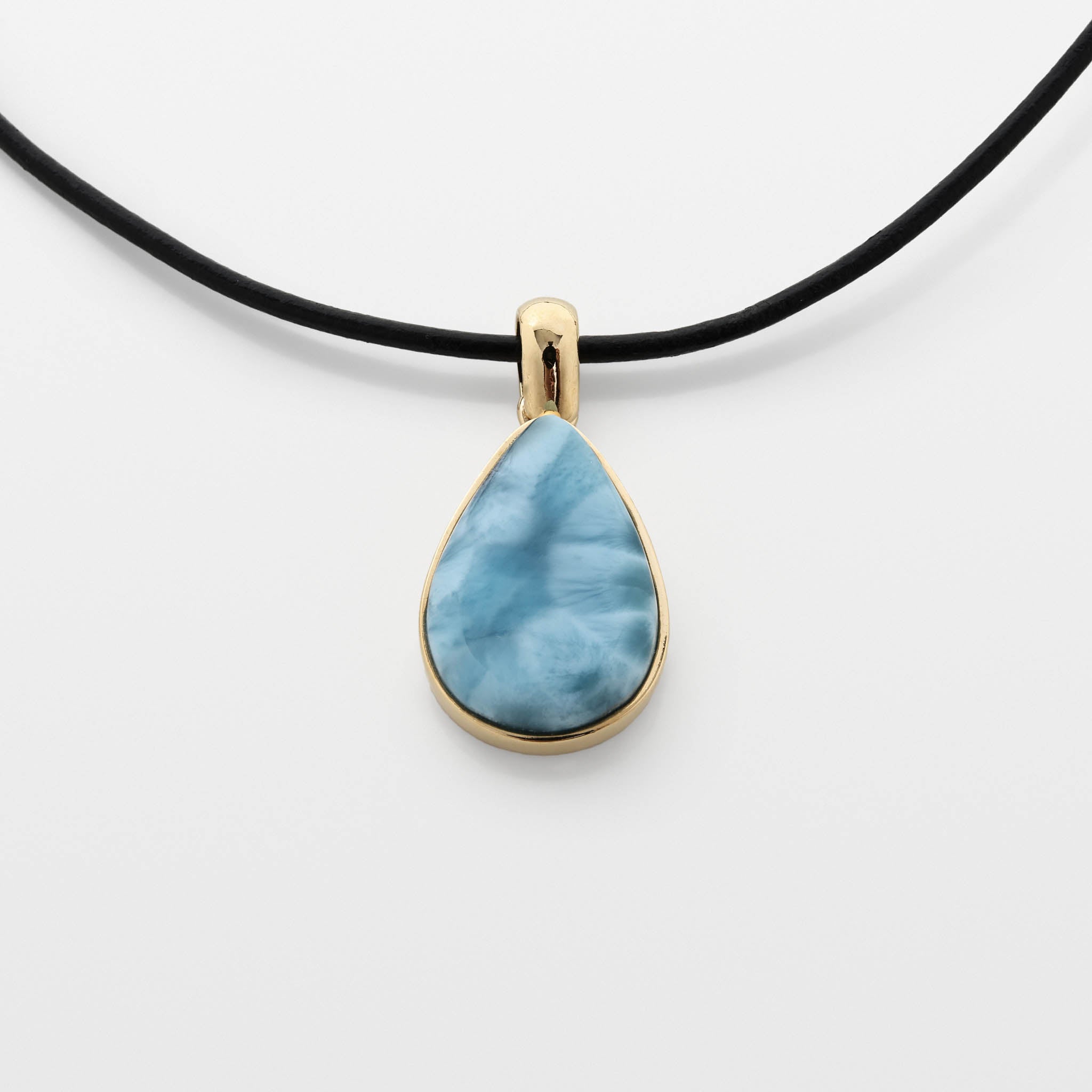 Larimar Gold Vermeil Pendant Pat