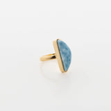 Gold Vermeil Larimar Ring Faye