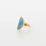 Gold Vermeil Larimar Ring Faye