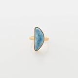 Gold Vermeil Larimar Ring Faye