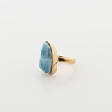 Gold Vermeil Larimar Ring Fiona