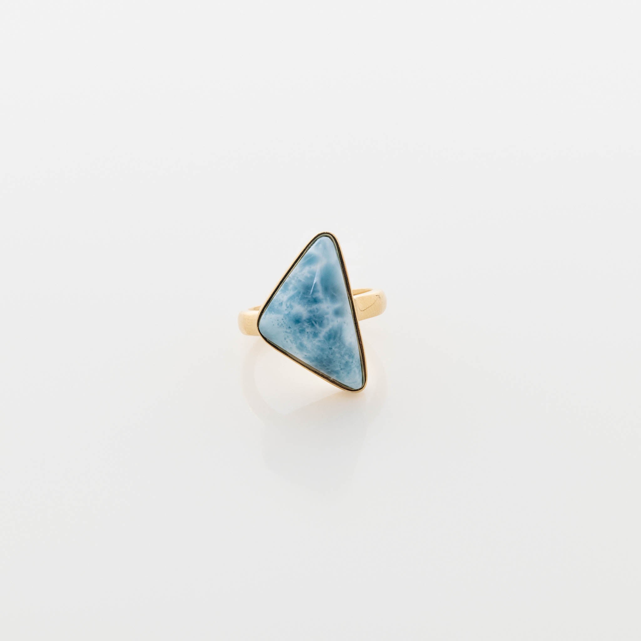 Gold Vermeil Larimar Ring Frankie