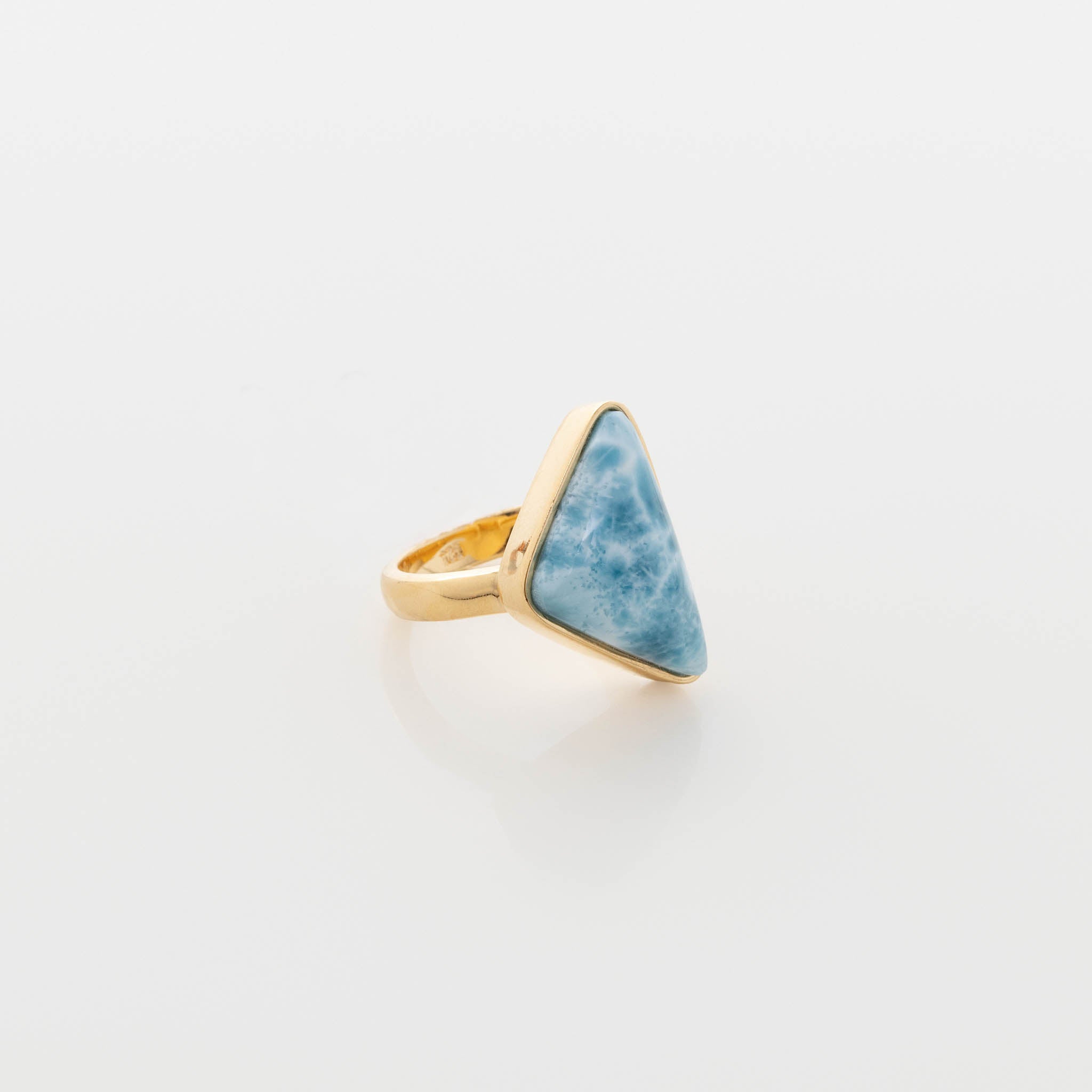 Gold Vermeil Larimar Ring Frankie