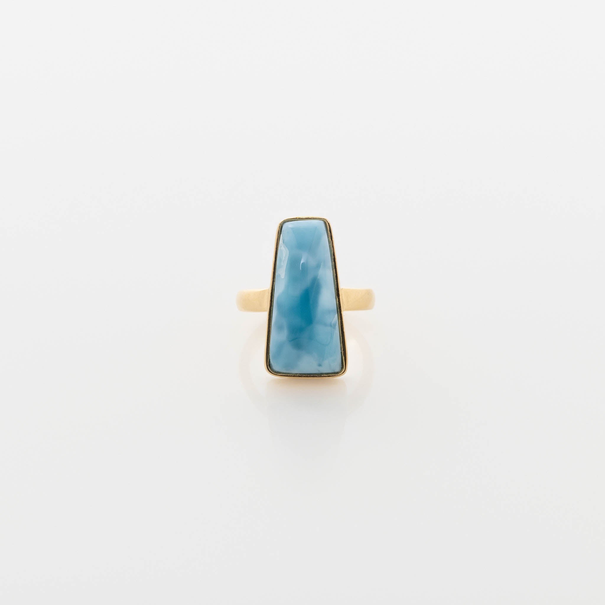 Gold Vermeil Larimar Ring Frida