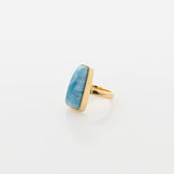 Gold Vermeil Larimar Ring Frida
