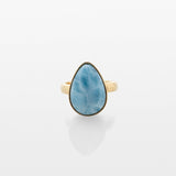 Gold Vermeil Larimar Ring Ila