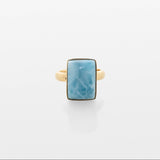 Gold Vermeil Larimar Ring Iris