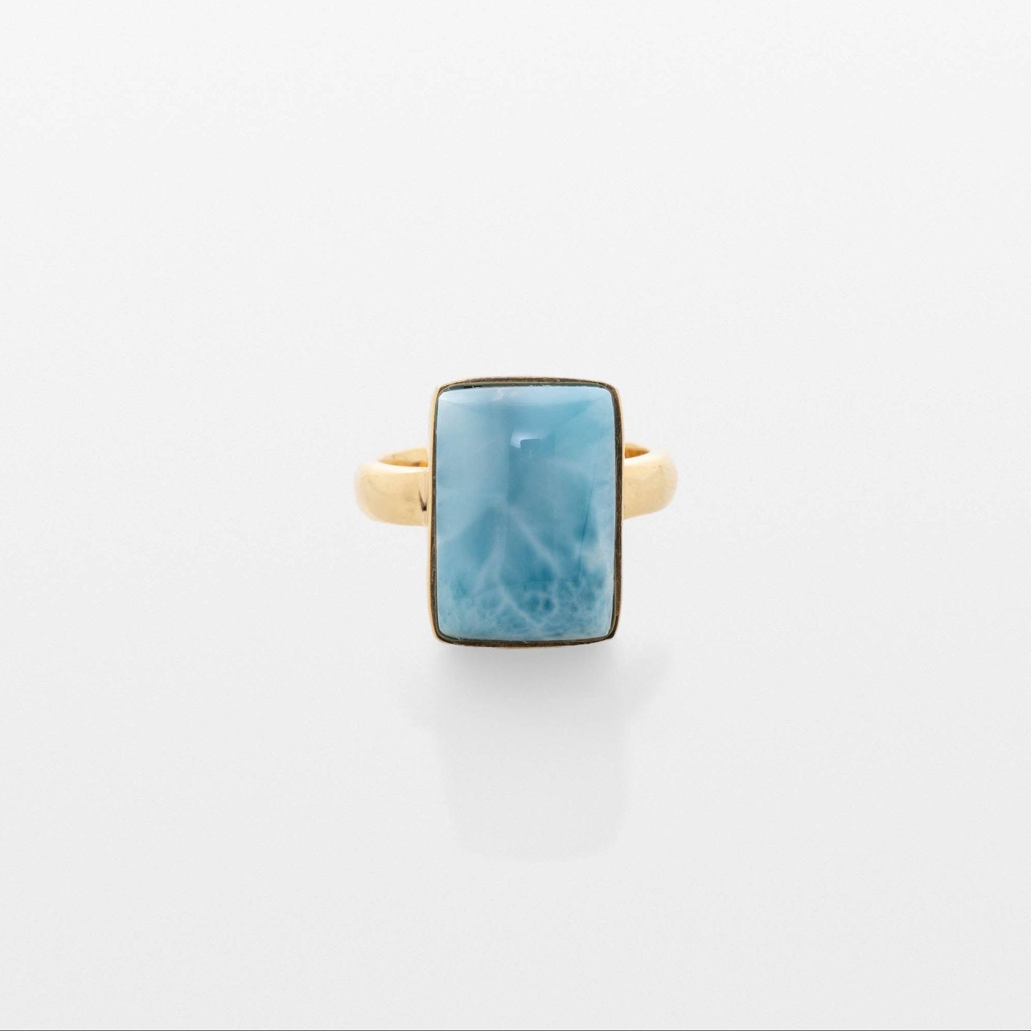 Gold Vermeil Larimar Ring Iris