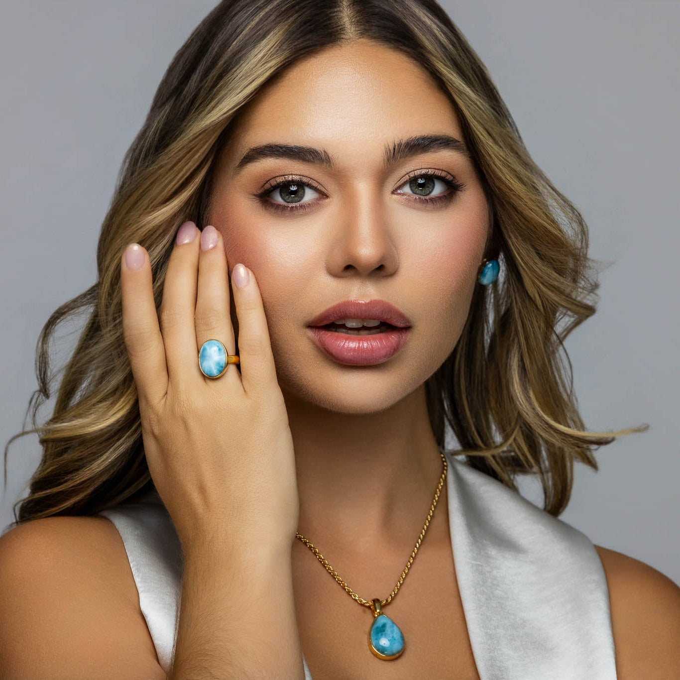 Larimar Oval Ring Isa