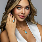 Larimar Oval Ring Isa